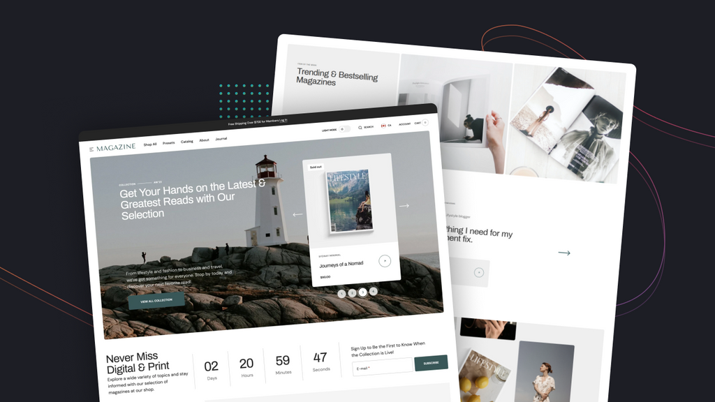 book landing page