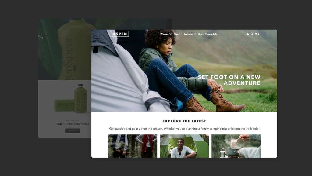 Shopify homepage