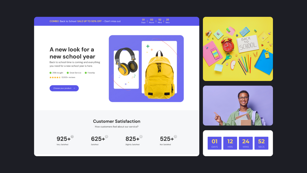 Back to School Website Themes