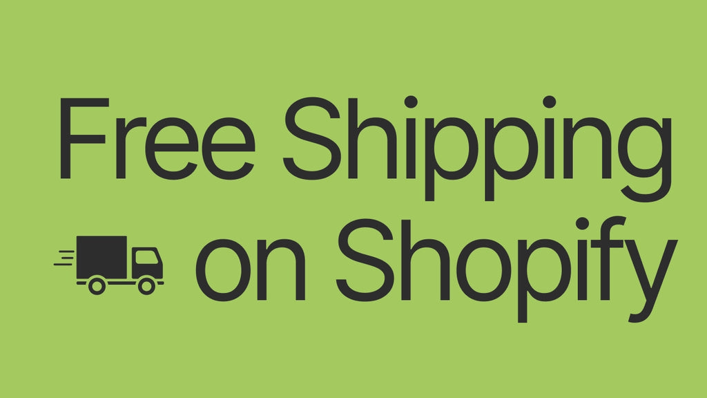 How to do free shipping on Shopify