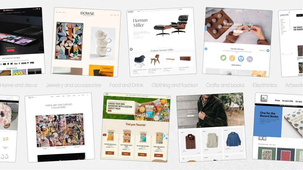 Meilleurs Exemples de Boutiques Shopify