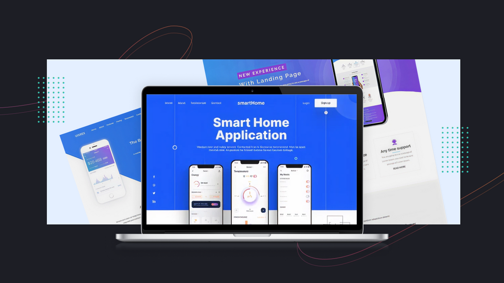 app landing page template