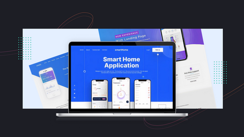 app landing page template