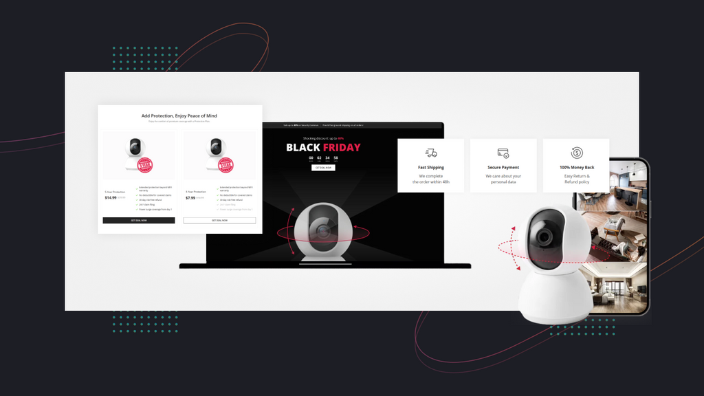 Giveaway landing page examples