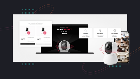 Giveaway landing page examples