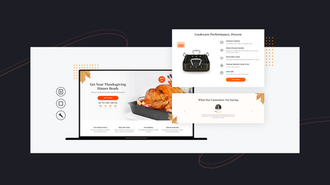 high-converting thanksgiving landing pages