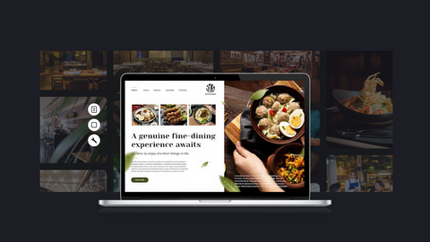 restaurant landing page