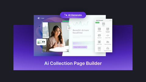 ai collection page builder