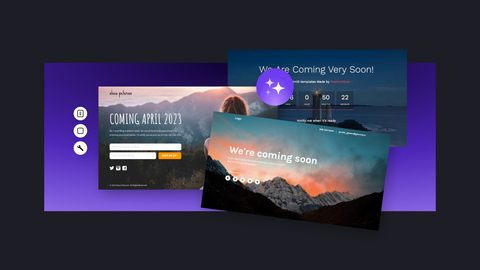 ai coming soon page builder