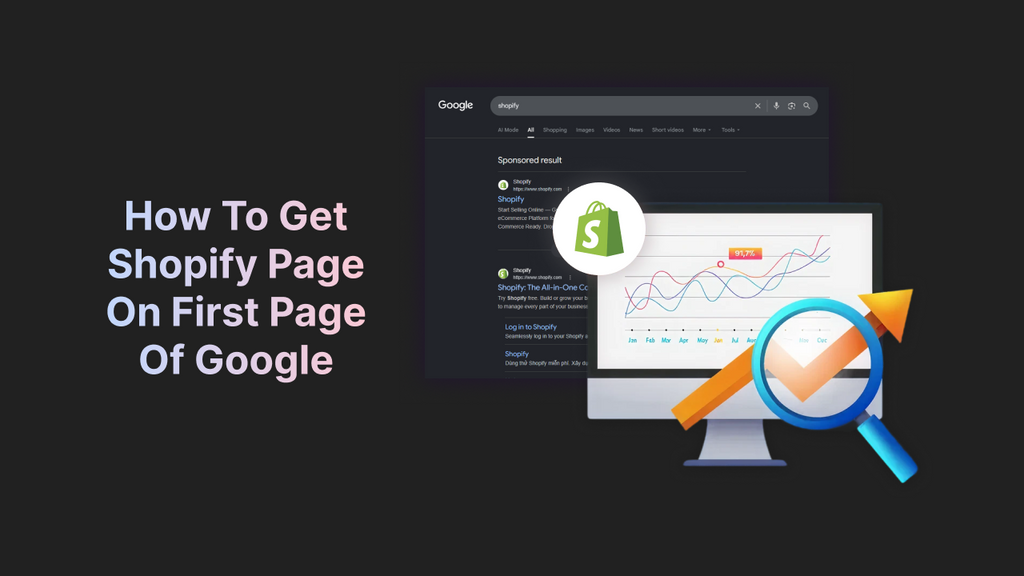 how to get shopify page on first page of google