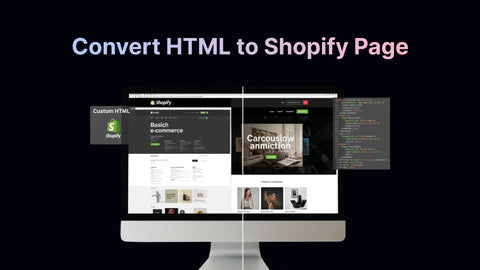 convert html to shopify page