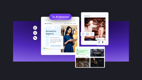 free ai website generator