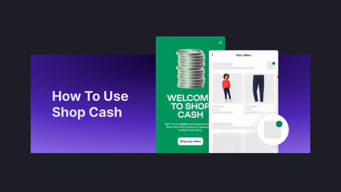 how to use shop cash