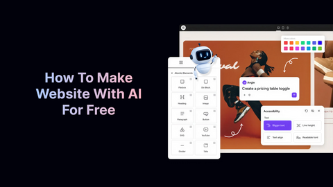 how to make website with aI for free