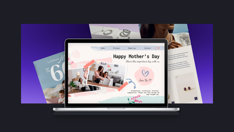 mother's day landing page