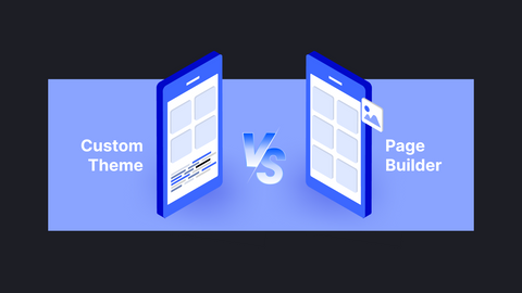 page builder vs custom theme