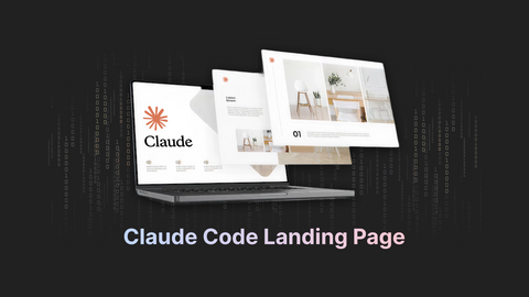 claude code landing page