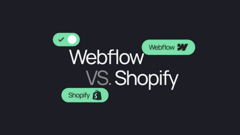webflow and shopify