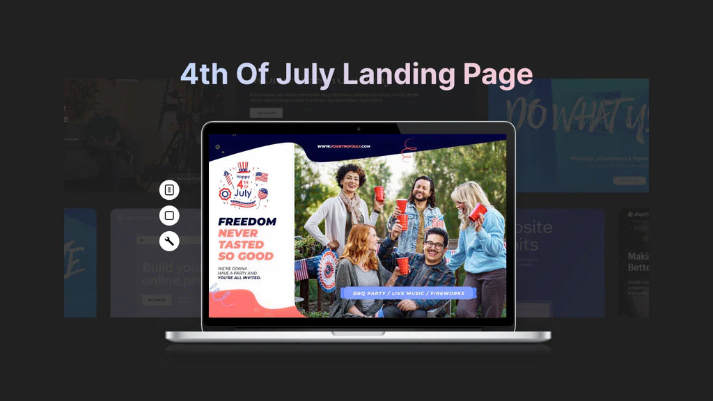 4th of July Landing Page 