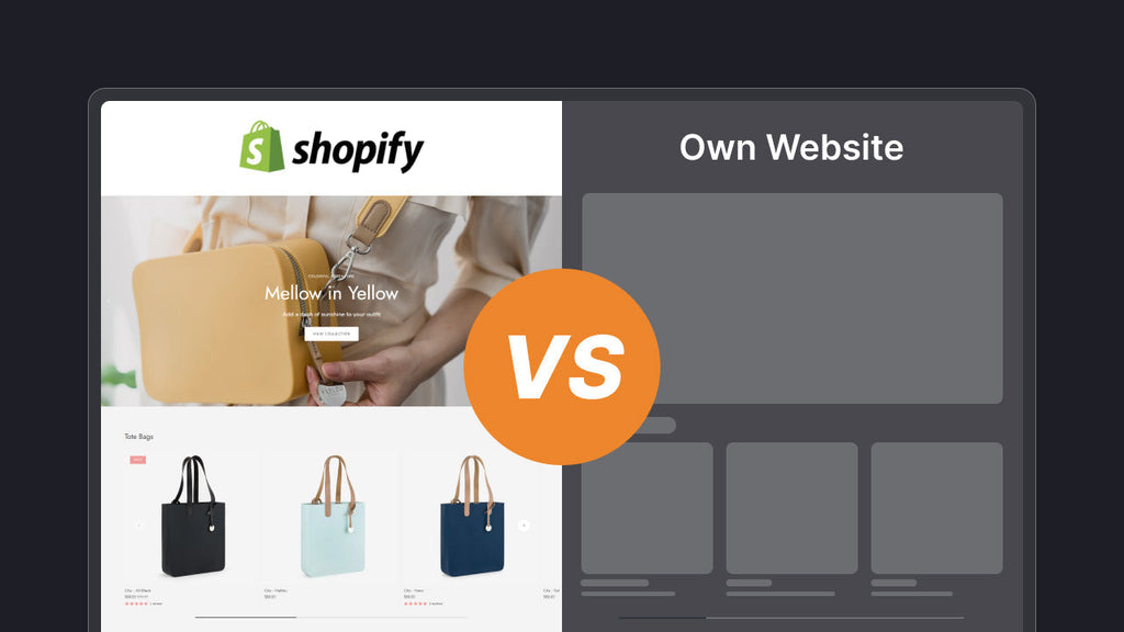 Shopify vs own website