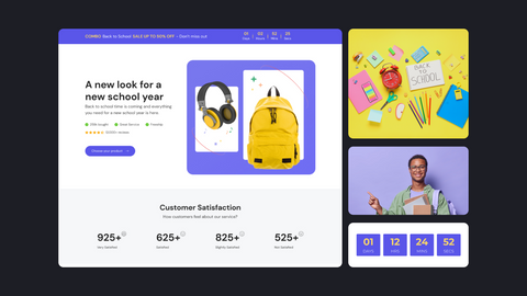Back to School Website Themes