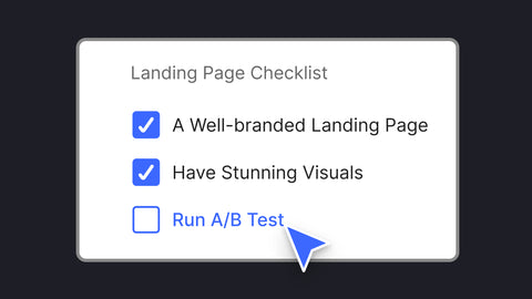 Landing page checklist