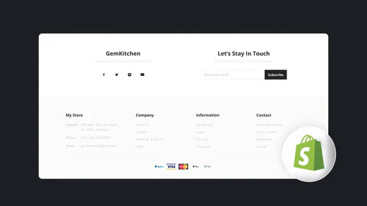 Customizing Shopify Footer: A Comprehensive Look and Guide