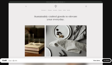 Craft Shopify Theme Overview