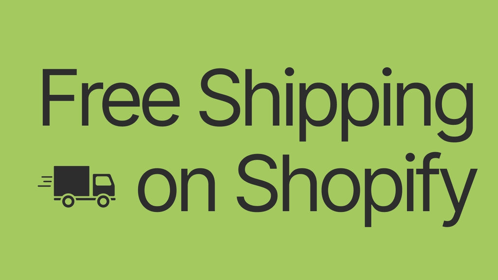 How to do free shipping on Shopify