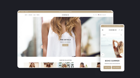 icon shopify theme