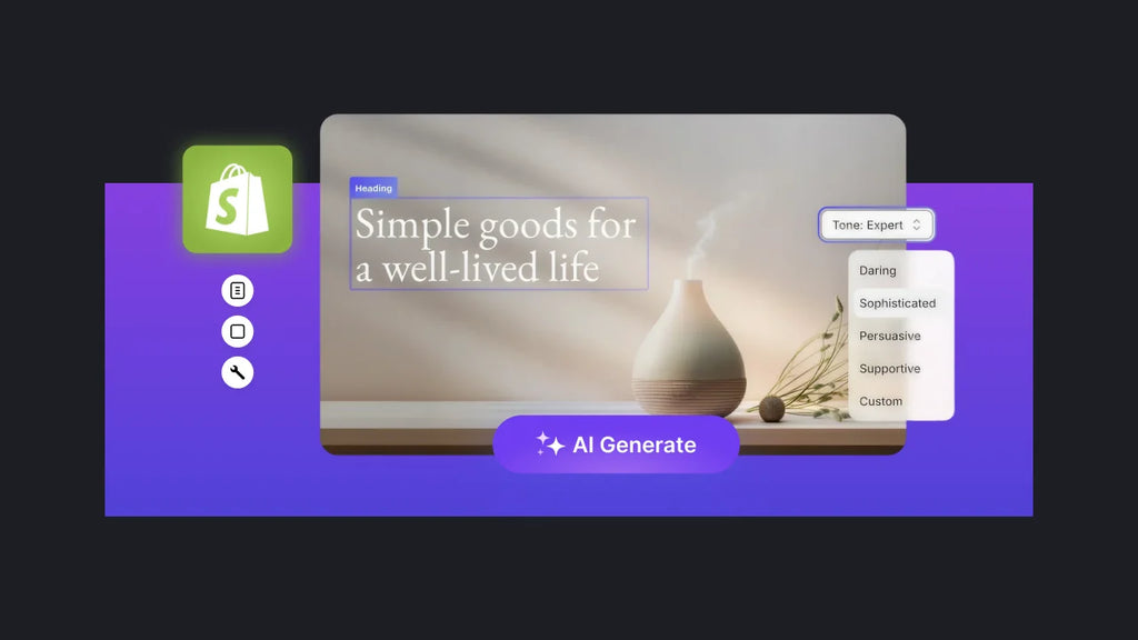 shopify ai website builder