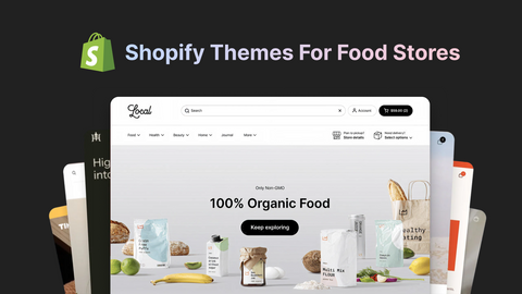 shopify themes for food products